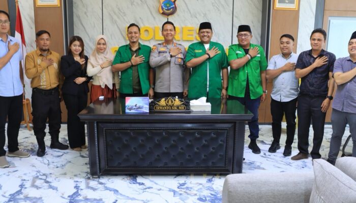 Kapolres Kotamobagu Terima Kunjungan Pengurus GP Ansor