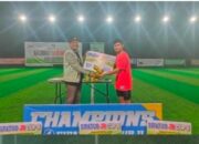 Politisi Muda Ini, Dukung Turnamen Sepak Bola Mini