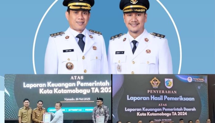 Kotamobagu Raih WTP, Wali Kota Weny Gaib dan Wakil Wali Kota Rendy Mangkat Ucapkan Terima Kasih