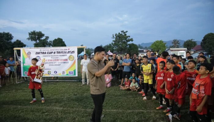 Wakil Wali Kota Kotamobagu Resmi Tutup Festival Sepak Bola Usia Dini DIKTRA Cup 2