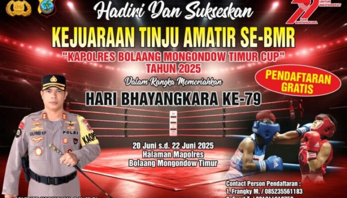 Kejuaraan Tinju Amatir Kapolres Boltim, Ini Kategorinya