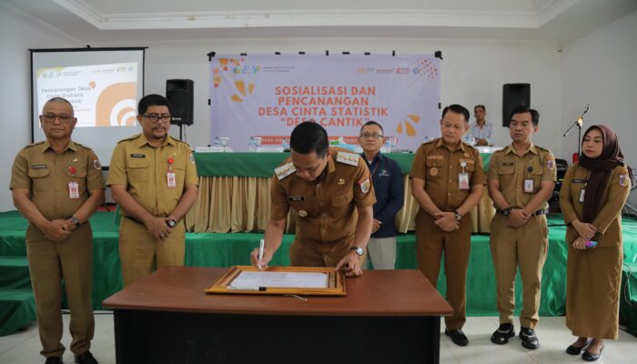Wali Kota Kotamobagu Canangkan Desa Pontodon sebagai Desa Cinta Statistik Tahun 2025