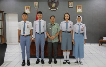 Wali Kota Kotamobagu Terima Kunjungan Calon Paskibraka Tingkat Provinsi dan Nasional Tahun 2025//Foto: Kominfo Kotamobagu.