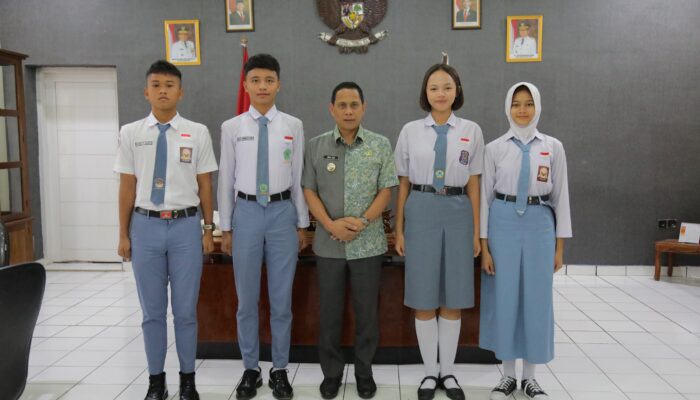 Wali Kota Kotamobagu Terima Kunjungan Calon Paskibraka Tingkat Provinsi dan Nasional Tahun 2025