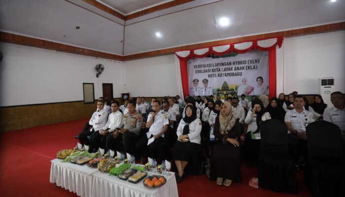 Wali Kota Kotamobagu Hadiri Verifikasi Lapangan Hybrid Kota Layak Anak 2025