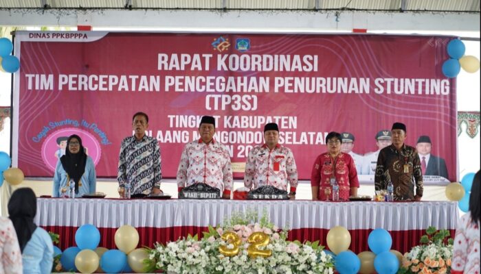 Wabup Deddy Tegaskan Komitmen Pemkab Bolsel Atasi Stunting,Roadshow Harganas Ke-32