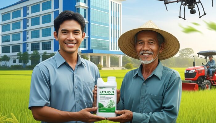 100 Hektar Lahan Pertanian Dapat Bantuan Pupuk Katandur, PT Xinfeng Gemah Semesta Siap Majukan Pertanian BMR