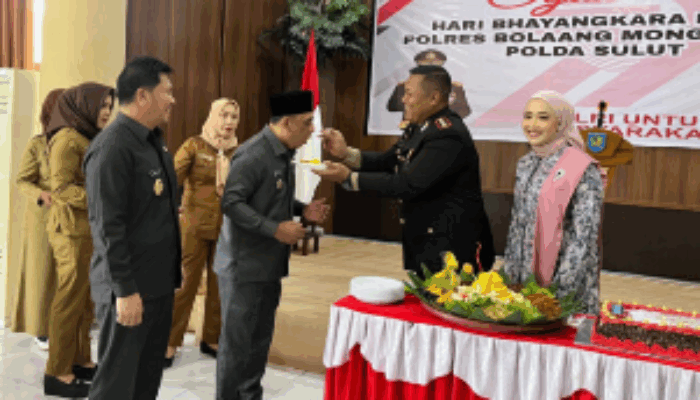 Pemkab Bolmong Gelar Syukuran di HUT Bhayangkar ke-79