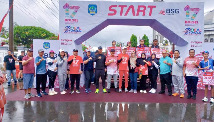 HUT ke-17 Kabupaten Bolsel, Pemkab Awali Kegiatan dengan Jalan Sehat dan Ideal Fun Run