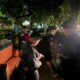 Tim Patroli Pantera Polres Kotamobagu Sisir Lokasi Rawan Miras dan Penyalahgunaan Lem di Taman Kota