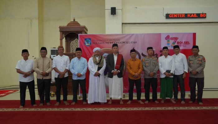 Bupati Bolsel Hadiri Dzikir Akbar Peringatan HUT ke-17 Kabupaten Bolaang Mongondow Selatan