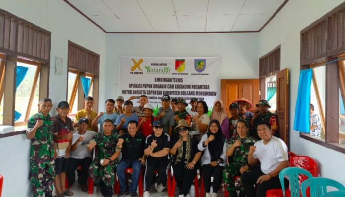 PT Xinfeng Gemah Semesta Salurkan 1.000 Liter Pupuk Organik untuk Petani Bolmong