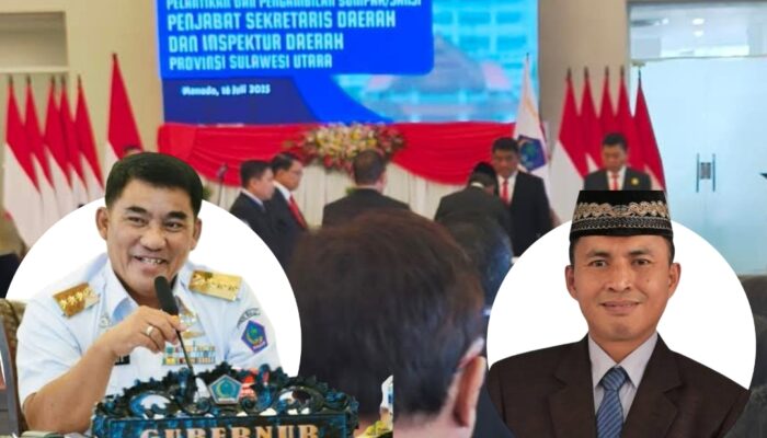 Tahlis Gallang Resmi Dilantik Gubernur Yulius Sebagai Sekprov Sulut