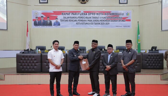 Visi Misi Pembangunan Lima Tahun ke Depan, RPJMD Kotamobagu 2025–2029 Disahkan