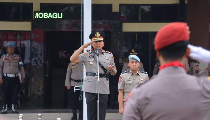 Kapolres Kotamobagu Pimpin Upacara Peringatan Hari Juang Polri ke-79 Tahun 2025