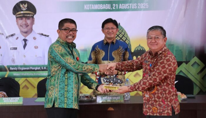 Asisten III Moch. Agung Adati Wakili Wali Kota Sambut Peserta Pelatihan Kepemimpinan Administrator