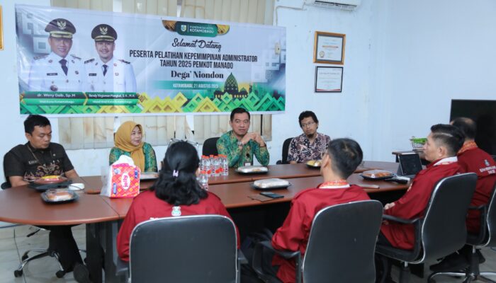 Diskominfo Kotamobagu Terima Kunjungan Studi Lapangan Peserta PKA Pemkot Manado
