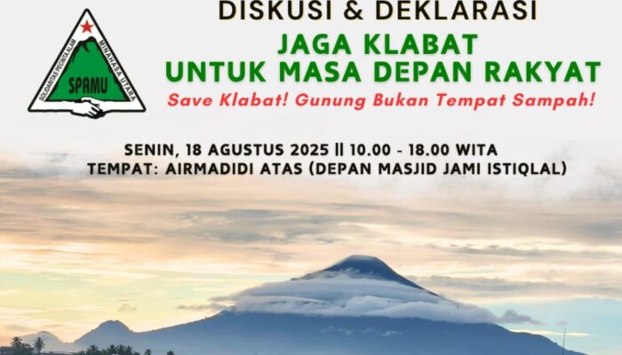 Solidaritas Pecinta Alam Minahasa Utara, Kampanyekan Save Klabat