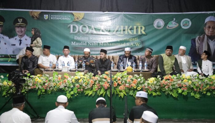 Wawali Kotamobagu Hadiri Dzikir Maulid Nabi 1447 H di Masjid Agung Baitul Makmur