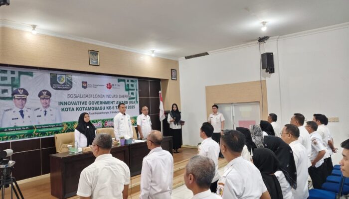 Pemkot Kotamobagu Gelar Lomba Inovasi Daerah (IGA) ke-6 Tahun 2025