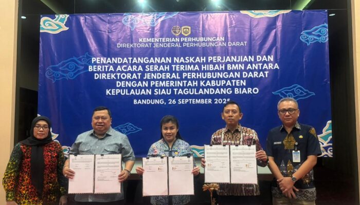 Pelabuhan Sawang Resmi Milik Pemkab Sitaro
