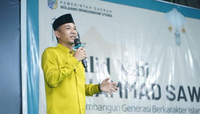 Wabup Boltara Moh Adtiya Pontoh, Hadiri Peringatan Maulid Nabi 1447 H Tahun 2025