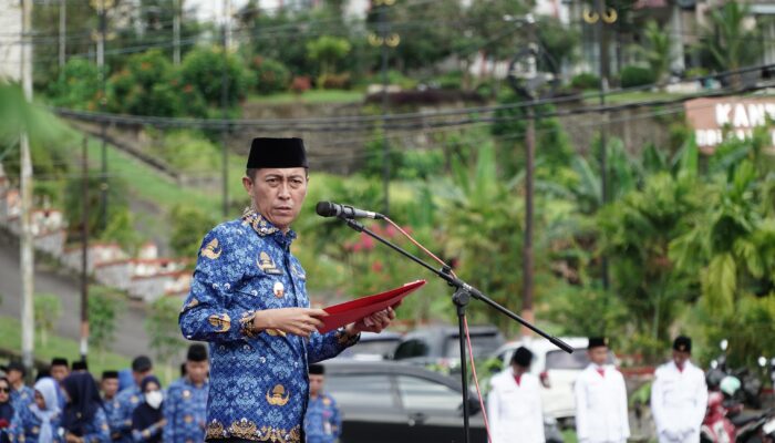 Bupati Iskandar Jadi Irup Upacara Hari Sumpah Pemuda Yang Ke-97 Tahun