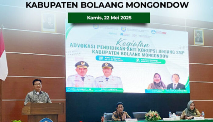 Disdik Bolmong Menggelar  Advokasi Pendidikan  Anti Koruspi Jenjang SMP