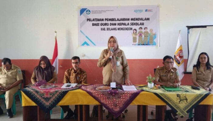 Dinas Pendidikan Gelar Pelatihan Pembelajaran Bagi Guru Dan Kepsek Se-Kabupaten Bolmong