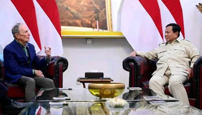 Presiden Prabowo Terima Kunjungan Michael Bloomberg, Bahas Penguatan SDM hingga Konservasi Laut