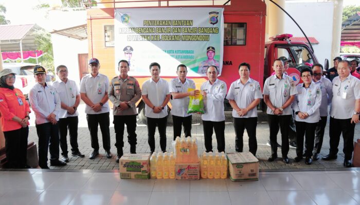Solidaritas Tanpa Batas, Pemkot dan Kapolres Antar Langsung Bantuan di Bolmong