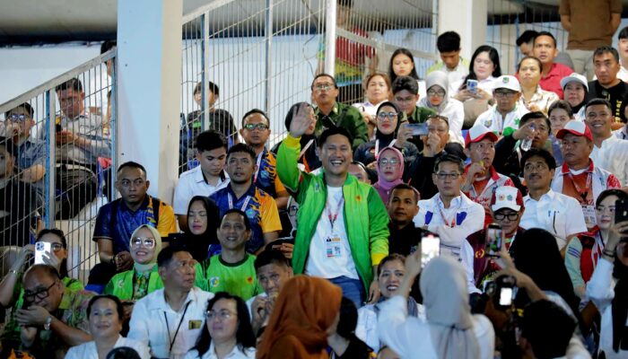 Dukung Atlet Kotamobagu, Wali Kota dan Wawali Hadiri Pembukaan Porprov XII Sulut