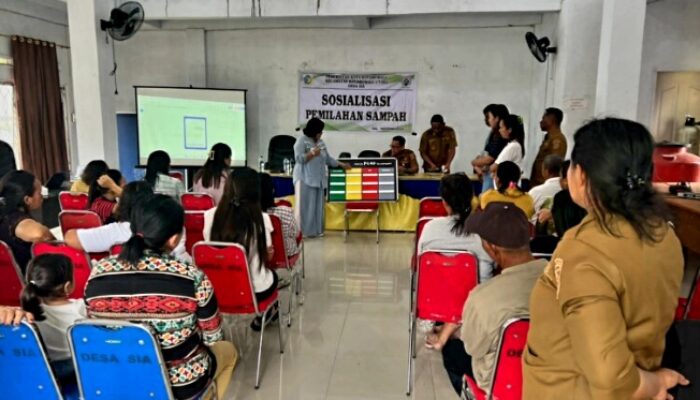 Pemkot Kotamobagu Gandeng Climate Institute Gelar Sosialisasi Pengelolaan Sampah di Desa Sia dan Potim