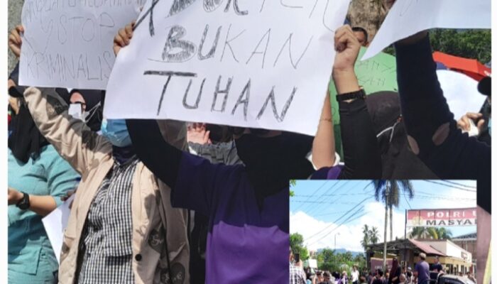 BREAKING NEWS: Aksi Solidaritas Tenaga Medis Pecah di Kotamobagu, Soroti Kejanggalan Kasus dr. Sitti