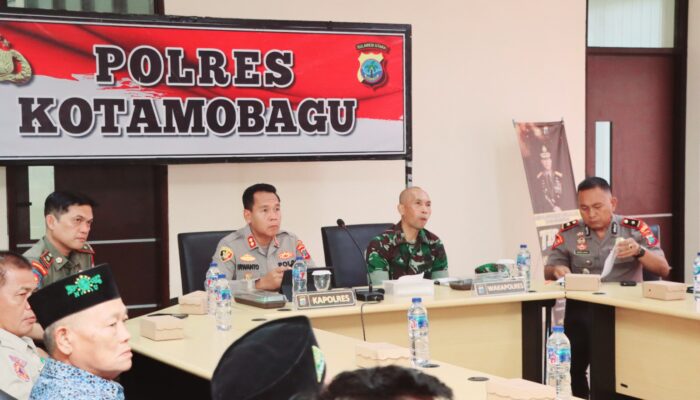 Polres Kotamobagu Gelar Rakor Lintas Sektoral Persiapan Pengamanan Nataru 2025–2026