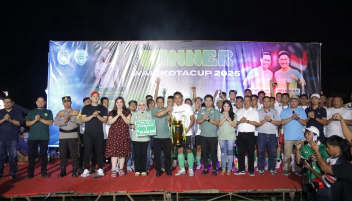 Turnamen Sepak Bola Wali Kota Cup 2025 Resmi Ditutup, Palta United Tabang Raih Juara