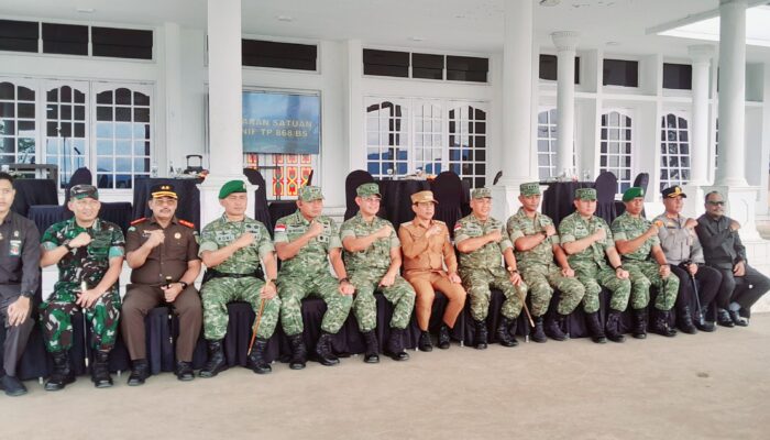 Wali Kota dr. Weny Gaib Sambut Kunker Pangdam XIII/Merdeka Tinjau Kesiapan Yonif TP 868 Bantong Sakti