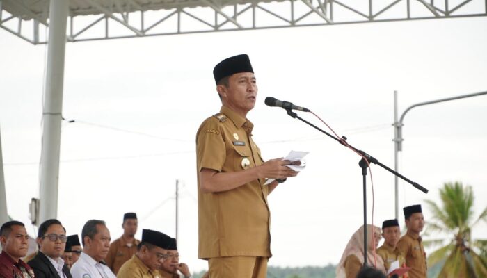 Apel Perdana 2026, Bupati Iskandar Tekankan Efisiensi dan Disiplin