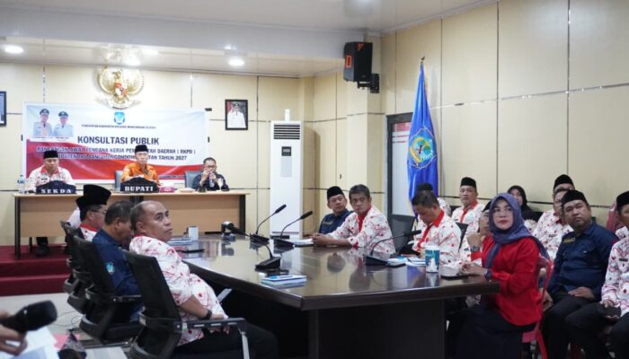 Tentukan Arah Kebijakan 2027, Pemkab Bolsel Gelar Konsultasi Publik Ranwal RKPD