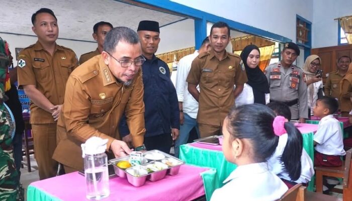 Untuk Meningkatkan Fokus Belajar dan Kualitas SDM, Bupati Boltara Launching Program MBG