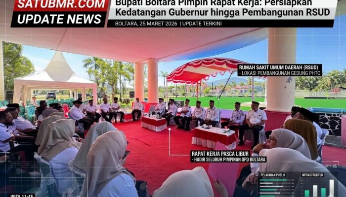 Bupati Boltara Pimpin Apel Kerja: Persiapkan Kedatangan Gubernur hingga Pembangunan RSUD
