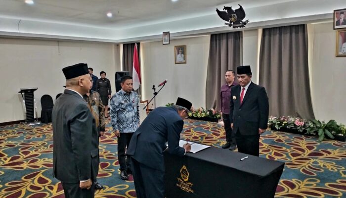Di Kotamobagu, Gubernur Sulut Lantik Dua Pejabat Eselon II Pemprov Sulut