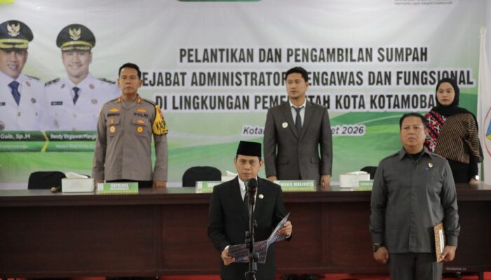 Ini Nama Pejabat yang Baru Saja Dilantik Wali Kota dr. Weny Gaib