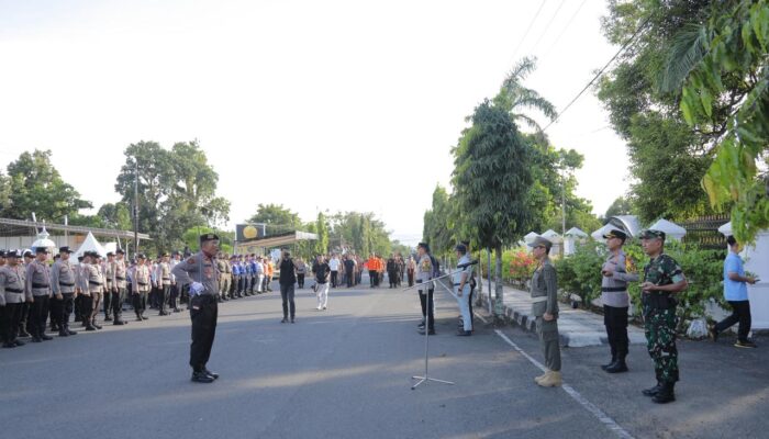 Wali Kota Kotamobagu Pimpin Apel Kesiapan Pengamanan Malam Takbiran Idul Fitri 1447 H