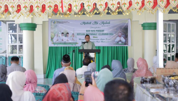 Pererat Silaturahmi, Wali Kota Kotamobagu Hadiri Hari Raya Pinogiot di Biga