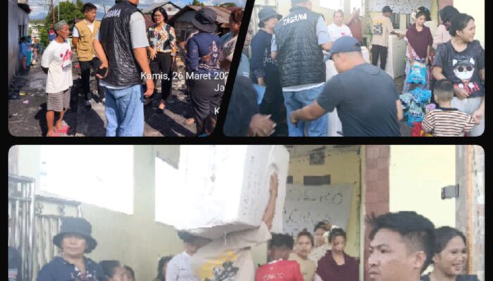 Pemprov Sulut Salurkan Bantuan untuk Korban Kebakaran di Kelurahan Singkil