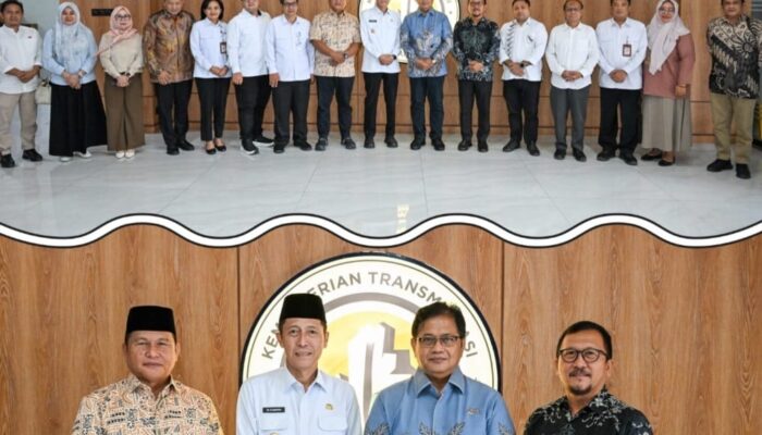 Dampingi Pemda,Ketua Dprd Bolsel Lakukan Audiens Bersama Kementrans RI