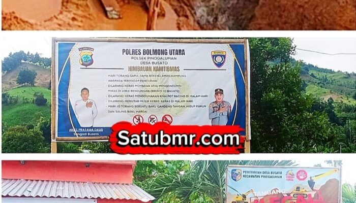 Pemdes Busato Menolak Keras Tambang Ilegal, Sangadi Aries: Tolong Ditutup