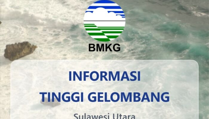 BMKG Keluarkan Peringatan Dini Gelombang Tinggi di Perairan Sulawesi Utara
