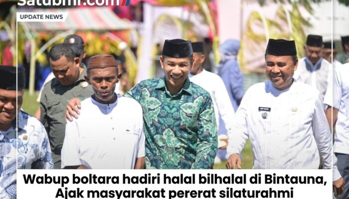 Wabup Boltara Hadiri Halal Bihalal di Bintauna, Ajak Masyarakat Pererat Silaturahmi
